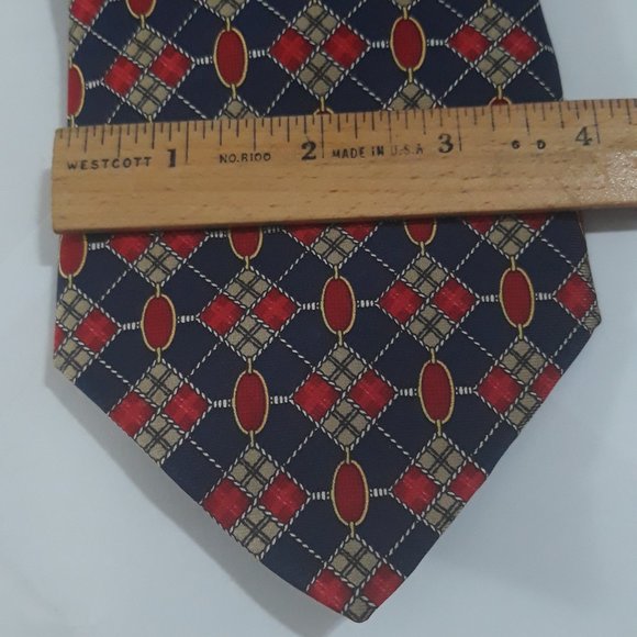 Paolo Gucci Genuine Tie 1990s and 100% Silk 4" w - Picture 3 of 8
